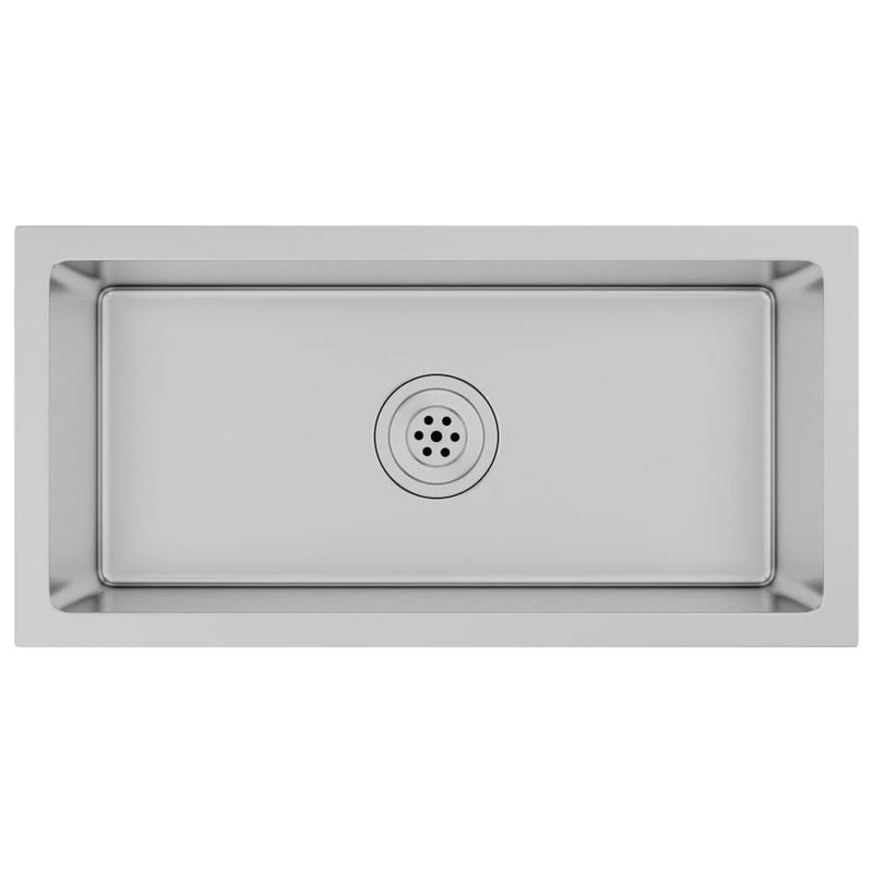 Load image into Gallery viewer, Vidaxl gootsteen handgemaakt roestvrij staal
