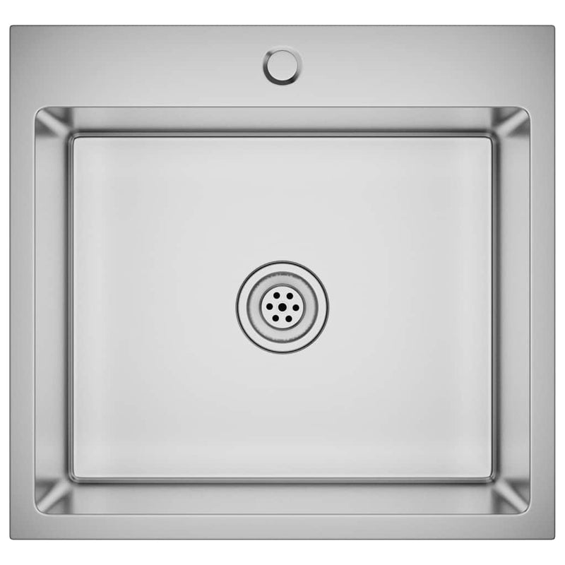 Load image into Gallery viewer, Vidaxl gootsteen handgemaakt roestvrij staal
