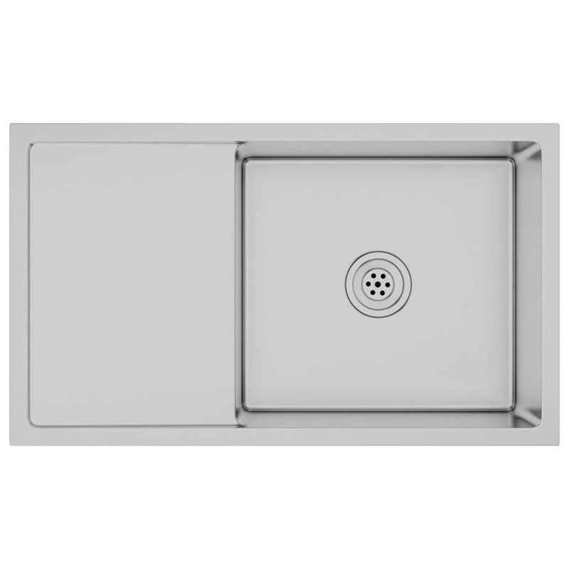 Load image into Gallery viewer, Vidaxl gootsteen handgemaakt roestvrij staal
