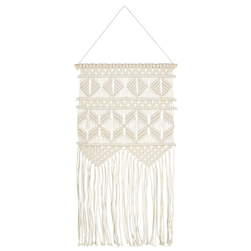 Load image into Gallery viewer, Vidaxl wandhanger macramé 40x80 cm katoen
