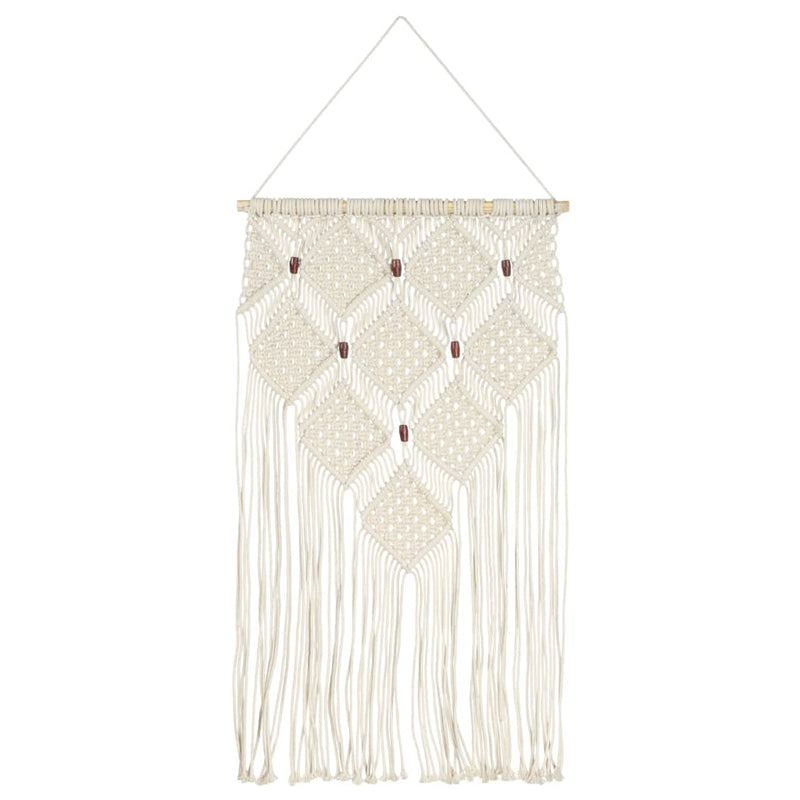 Load image into Gallery viewer, Vidaxl wandhanger macramé 40x80 cm katoen
