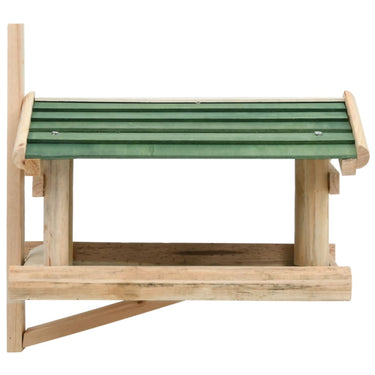 Vidaxl vogelvoeder 35x29,5x21 cm massief hout