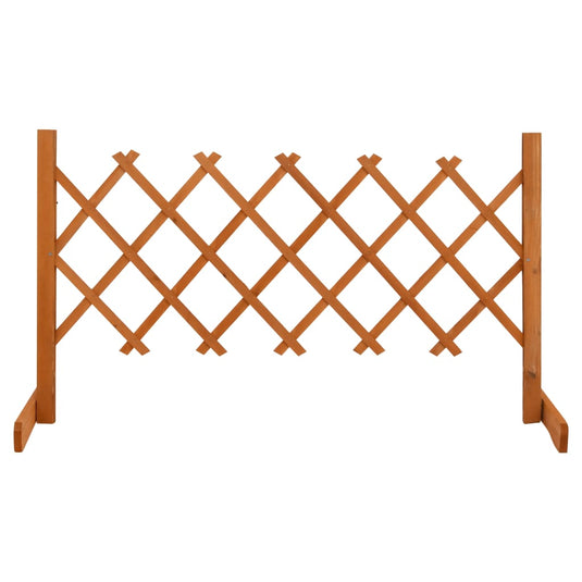 Vidaxl tuinlatwerk 120x60 cm massief vurenhout oranje