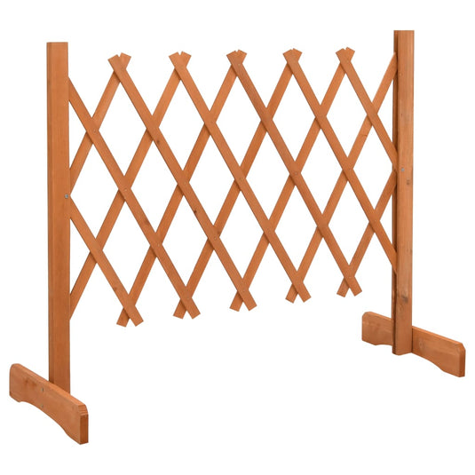 Vidaxl tuinlatwerk 120x60 cm massief vurenhout oranje