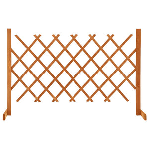 Vidaxl tuinlatwerk 120x90 cm massief vurenhout oranje