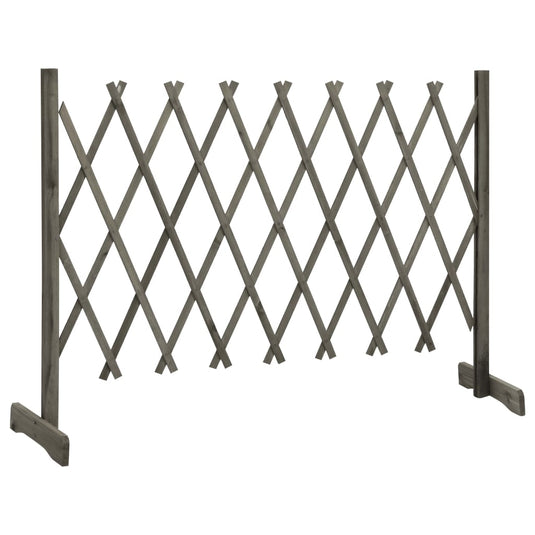 Vidaxl tuinlatwerk 150x80 cm massief vurenhout grijs