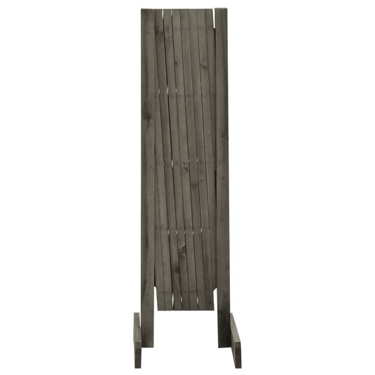 Vidaxl tuinlatwerk 150x80 cm massief vurenhout grijs