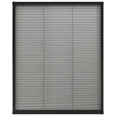 Vidaxl raamhor plissé 80x100 cm aluminium