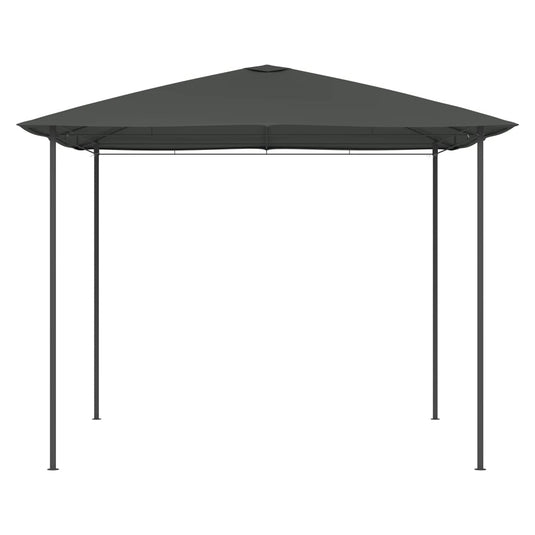 Vidaxl prieel 160 g m² 3x3x2,6 m antracietkleurig