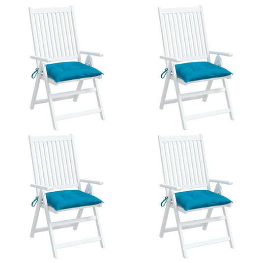 VidaXL Stoelkussens 4 st 50x50x7 cm oxford stof lichtblauw