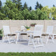 Vidaxl stoelkussens 4 st 50x50x7 cm oxford stof taupe