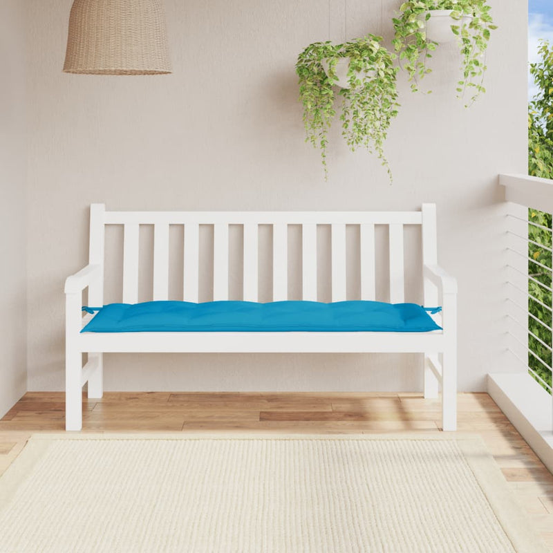 Load image into Gallery viewer, Vidaxl tuinbankkussen 150x50x7 cm oxford stof lichtblauw
