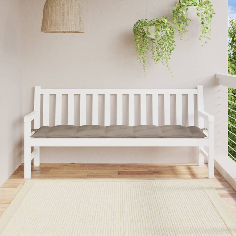 Load image into Gallery viewer, VidaXL Tuinbankkussen 180x50x7 cm oxford stof taupe

