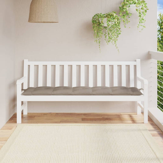 VidaXL Tuinbankkussen 180x50x7 cm oxford stof taupe
