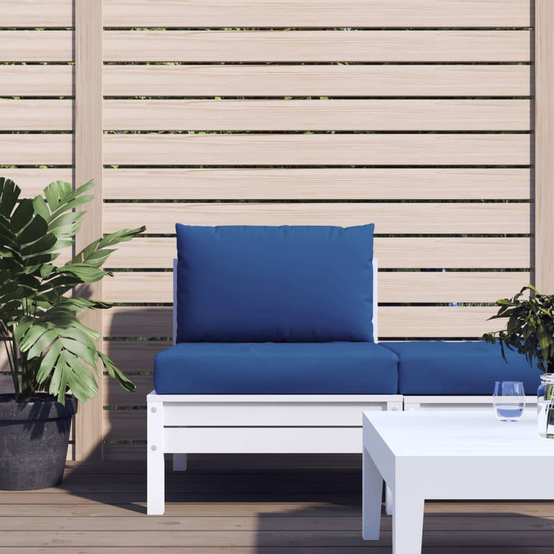 Load image into Gallery viewer, Vidaxl palletkussens 2 st oxford stof blauw
