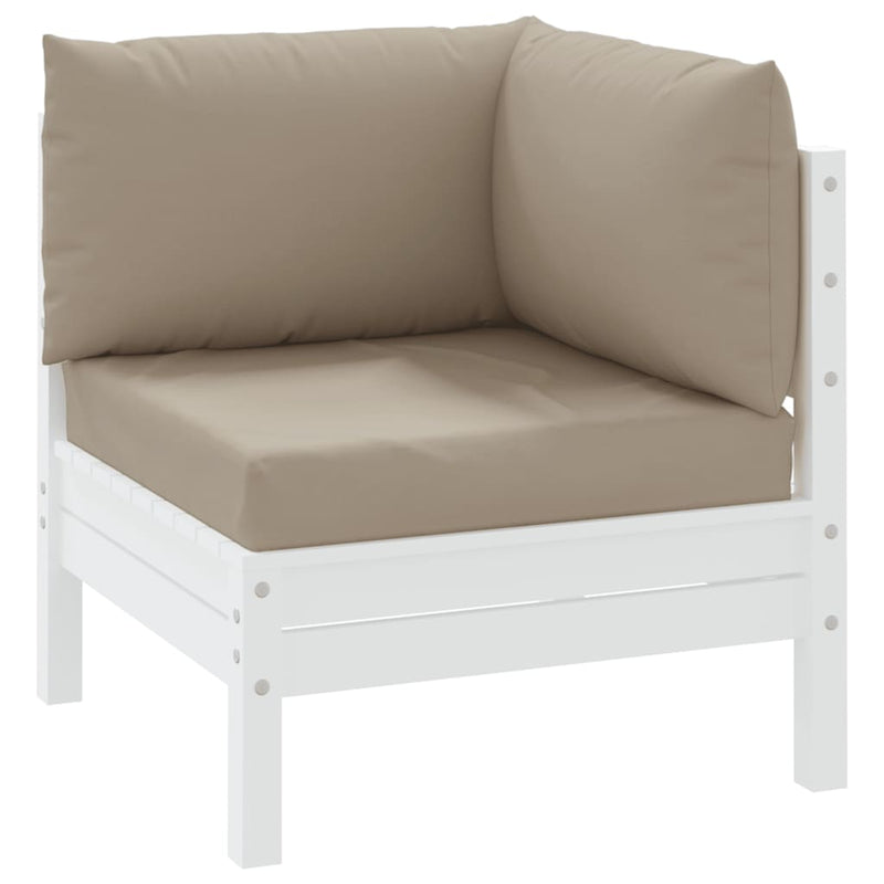 Load image into Gallery viewer, Vidaxl palletkussens 3 st oxford stof taupe

