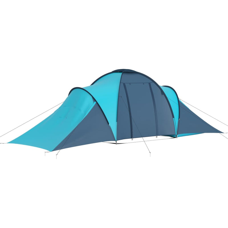 Load image into Gallery viewer, Vidaxl tent 6-persoons blauw en lichtblauw
