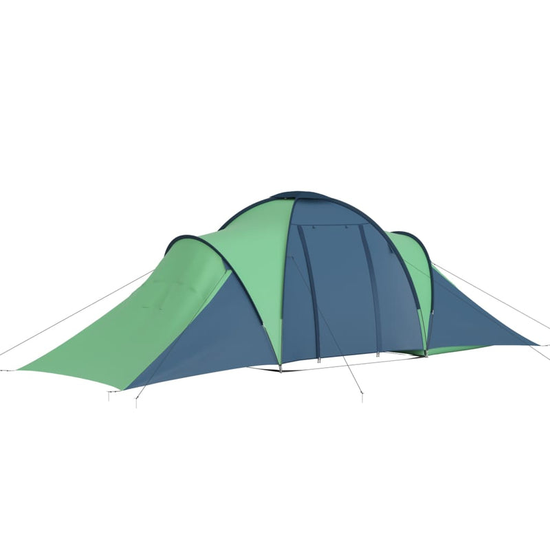 Load image into Gallery viewer, Vidaxl tent 6-persoons blauw en groen
