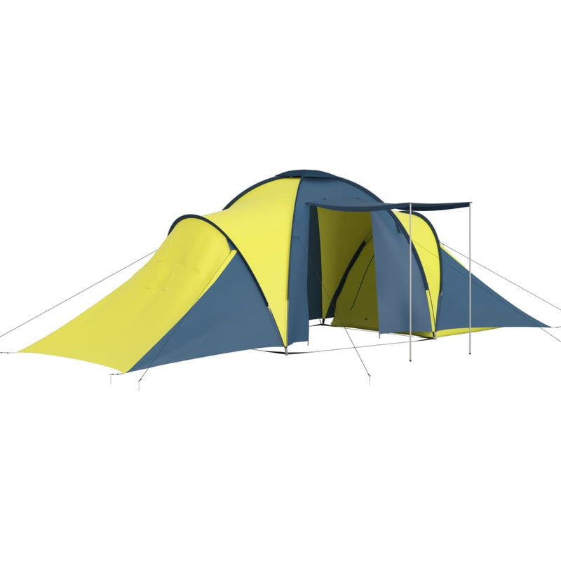Load image into Gallery viewer, Vidaxl tent 6-persoons blauw en geel
