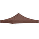 Vidaxl partytentdak 270 g m² 3x3 m bruin