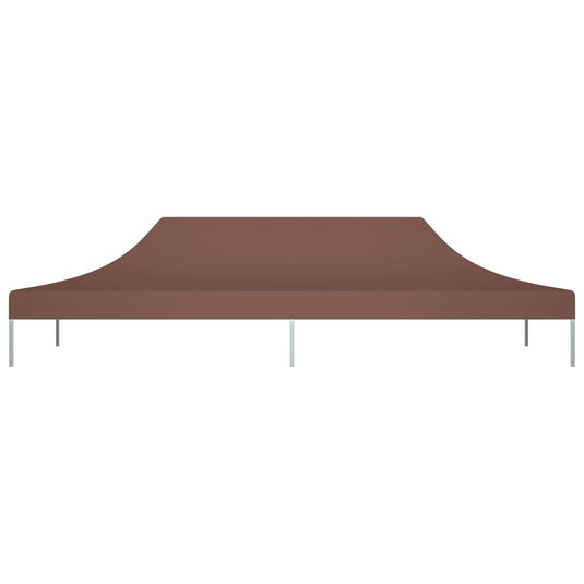 Vidaxl partytentdak 270 g m² 6x3 m bruin