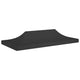 Vidaxl partytentdak 270 g m² 6x3 m zwart
