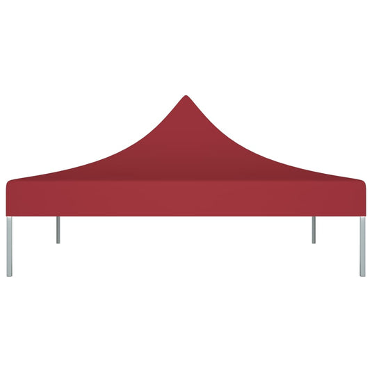 Vidaxl partytentdak 270 g m² 2x2 m bordeauxrood