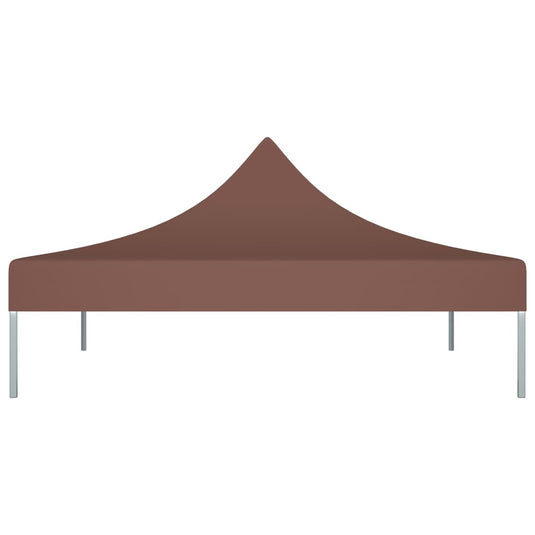 Vidaxl partytentdak 270 g m² 2x2 m bruin