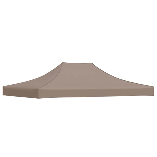 Vidaxl partytentdak 270 g m² 4x3 m taupe