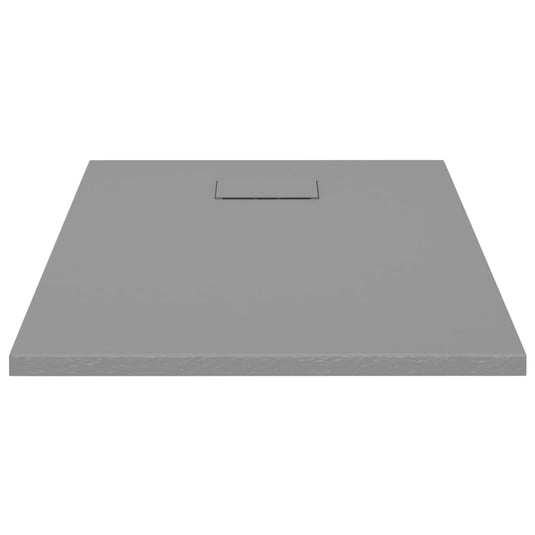 Vidaxl douchebak 90x70 cm smc grijs