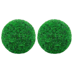 Vidaxl kunstbuxusbollen 2 st 27 cm