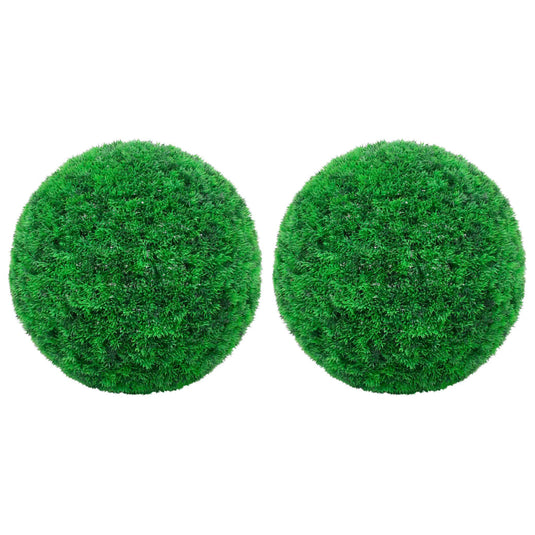 Vidaxl kunstbuxusbollen 2 st 45 cm