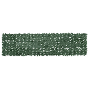 Vidaxl balkonscherm met donkergroene bladeren 300x75 cm