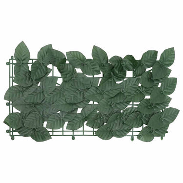 Vidaxl balkonscherm met donkergroene bladeren 300x75 cm