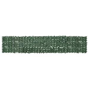 Vidaxl balkonscherm met donkergroene bladeren 400x75 cm