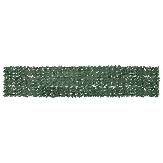 Vidaxl balkonscherm met donkergroene bladeren 400x75 cm
