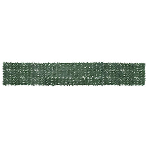 Vidaxl balkonscherm met donkergroene bladeren 500x75 cm