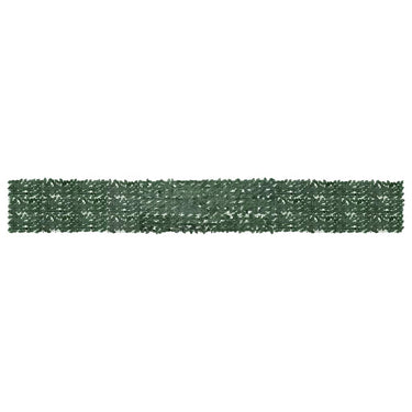 Vidaxl balkonscherm met donkergroene bladeren 600x75 cm