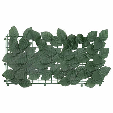 Vidaxl balkonscherm met donkergroene bladeren 600x75 cm