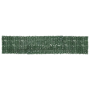 Vidaxl balkonscherm met donkergroene bladeren 500x100 cm
