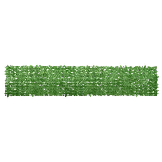 Vidaxl balkonscherm met groene bladeren 400x75 cm