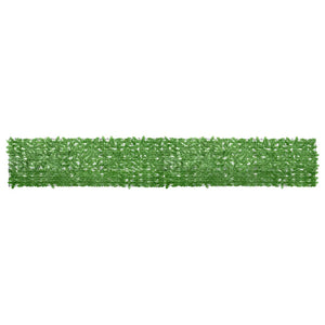 Vidaxl balkonscherm met groene bladeren 500x75 cm