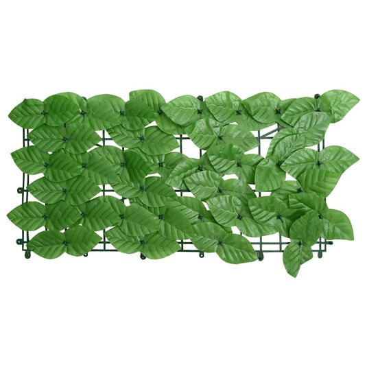 Vidaxl balkonscherm met groene bladeren 500x75 cm
