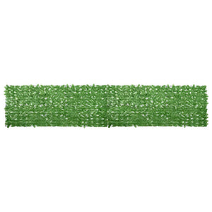 Vidaxl balkonscherm met groene bladeren 500x100 cm