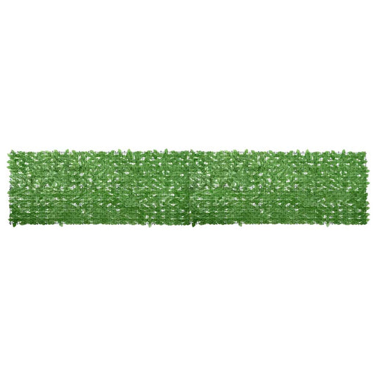 Vidaxl balkonscherm met groene bladeren 500x100 cm