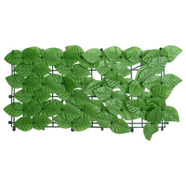 Vidaxl balkonscherm met groene bladeren 500x100 cm
