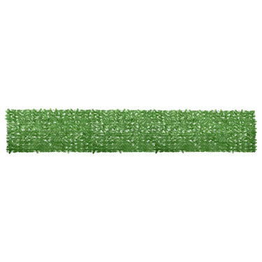 Vidaxl balkonscherm met groene bladeren 600x100 cm