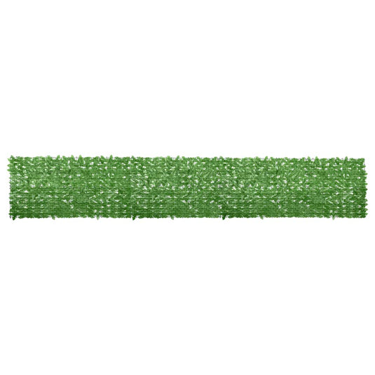 Vidaxl balkonscherm met groene bladeren 600x100 cm