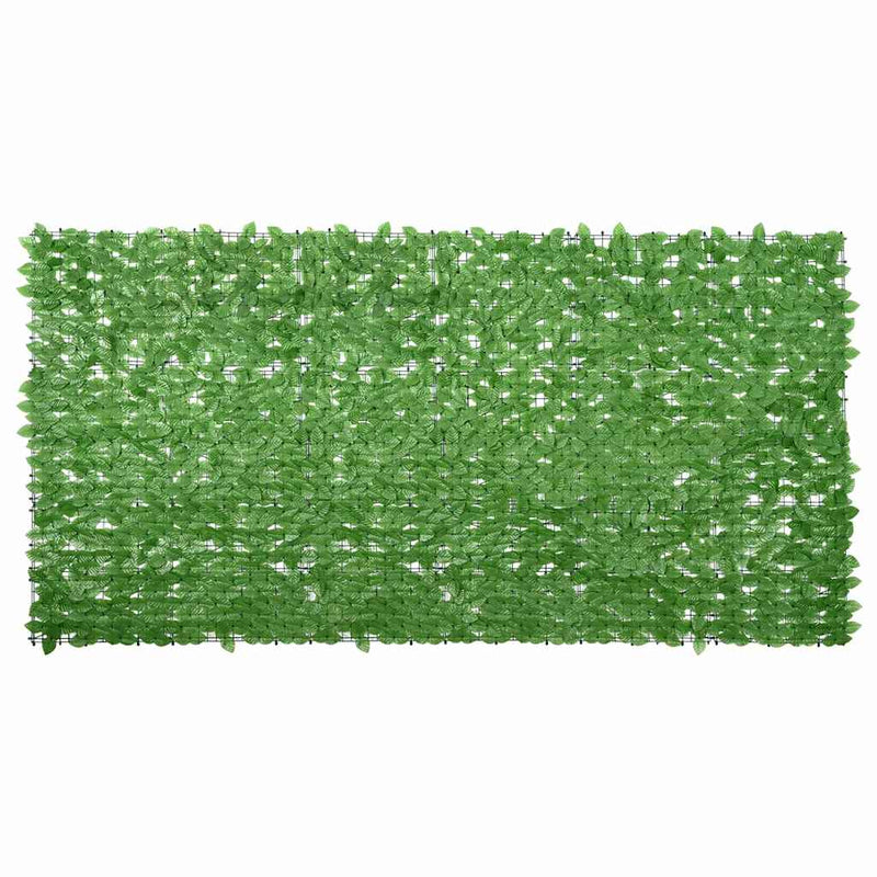 Load image into Gallery viewer, Vidaxl balkonscherm met groene bladeren 300x150 cm
