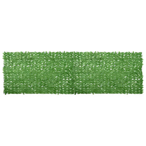 Vidaxl balkonscherm met groene bladeren 500x150 cm